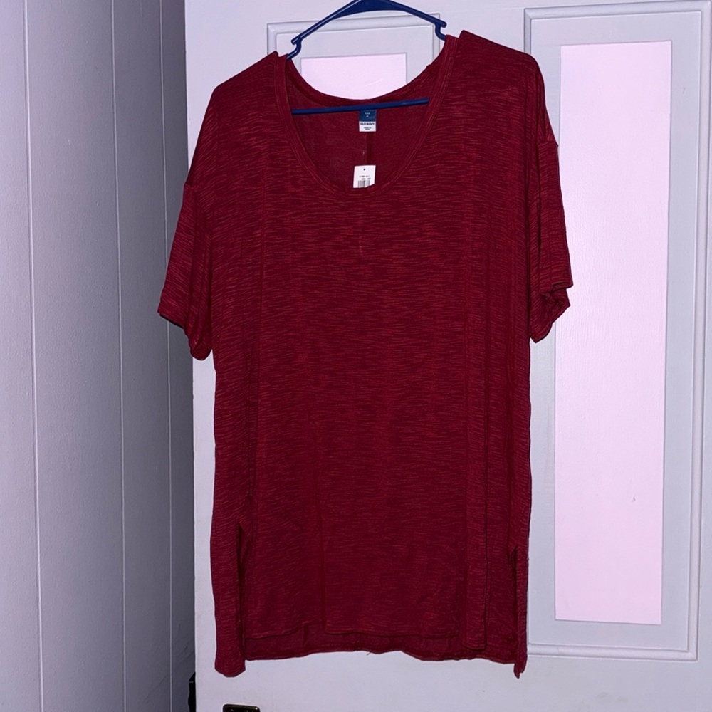 NWT old navy luxe v neck tee